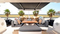 Yacht FREE WILLI -  Aft Deck Dining